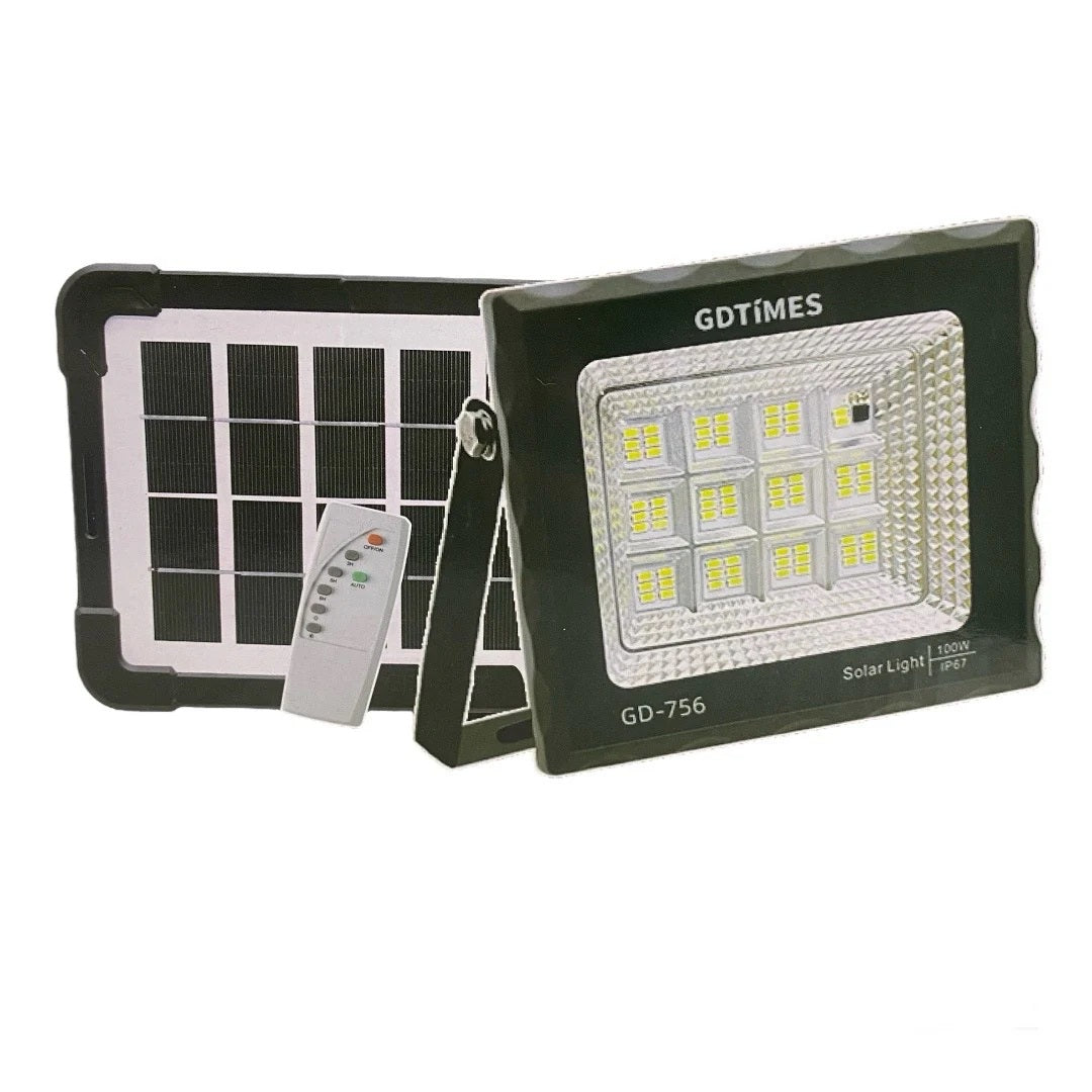 Reflector solar 100w con control Premium