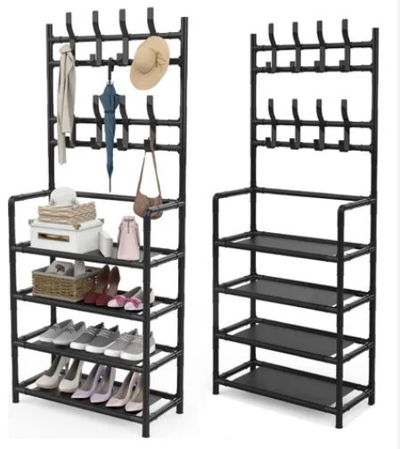 SmartSpace Tower™ – Torre Organizadora Vertical con Ganchos